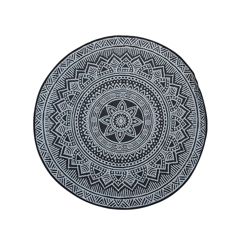 New Style Summer PP Straw Outdoor Patio Round Rug
