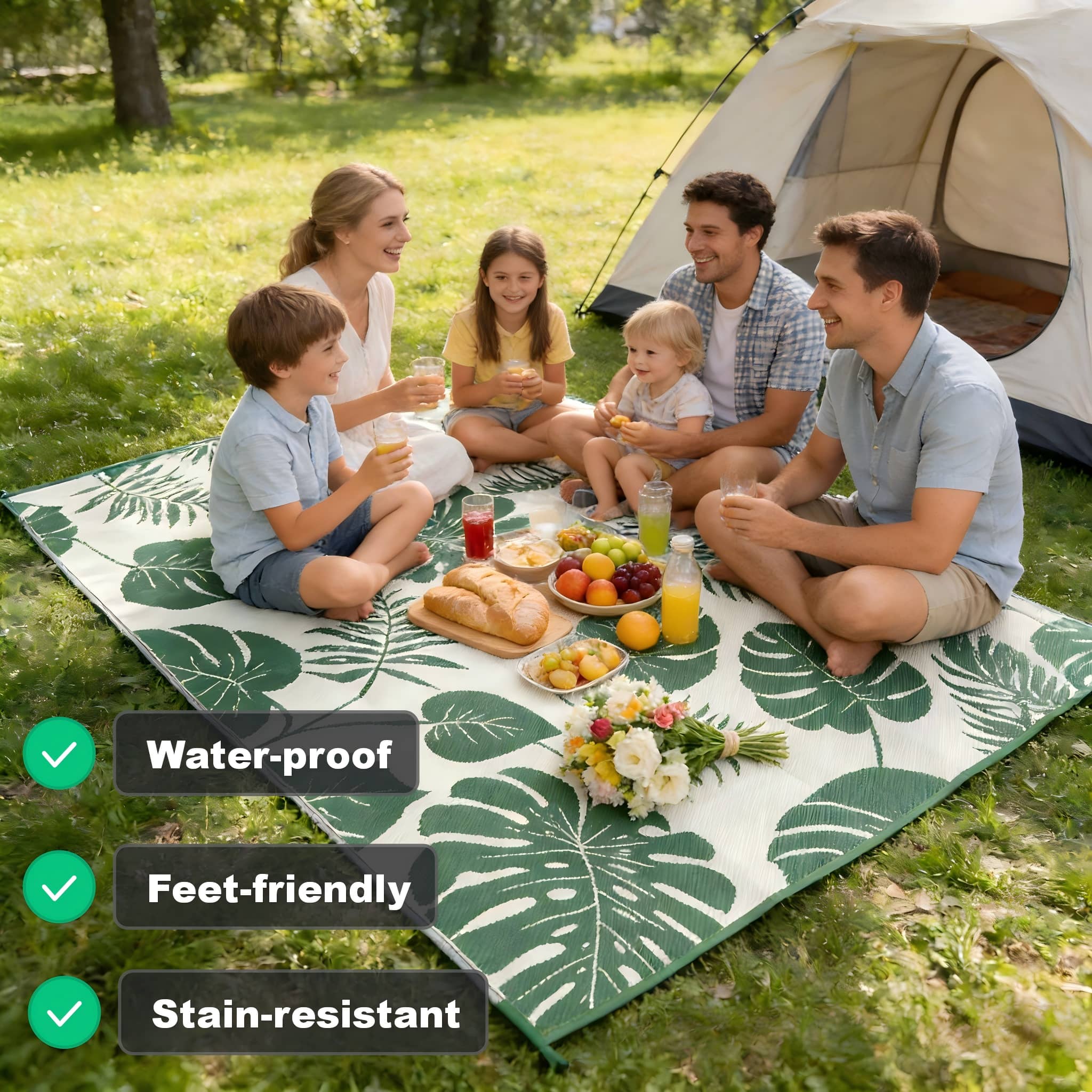 Hot-Selling Outdoor PP Carpets in European and North American Markets