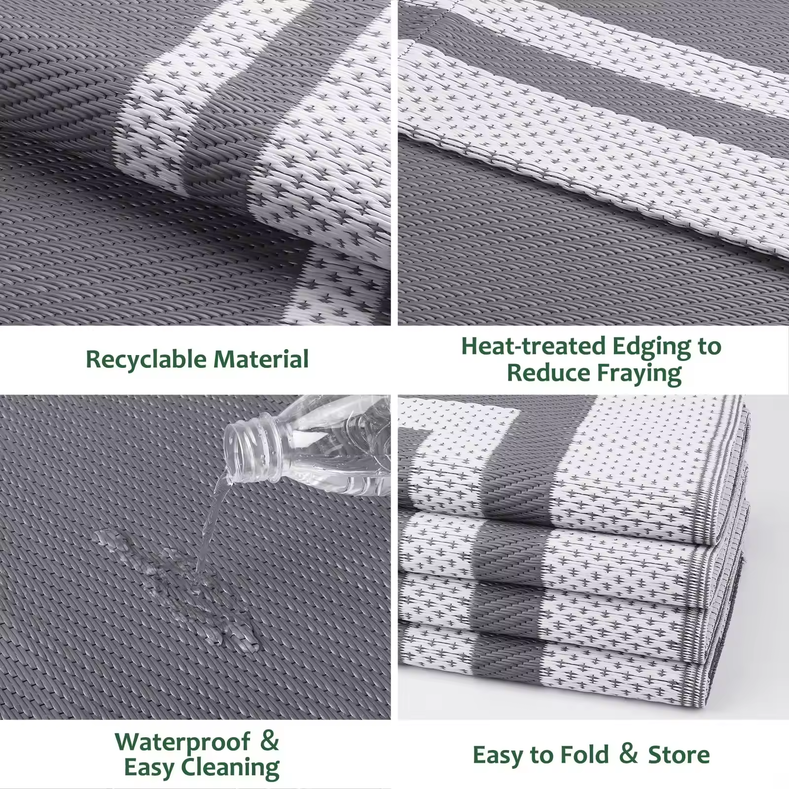 Waterproof outdoor rug